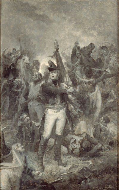 Portrett av Pierre Cambronne 1770-1842, ca 1879. av Emile Antoine Bayard