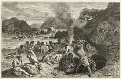 En fest på reinens tid av Emile Antoine Bayard
