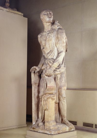Eloquence, modell for monumentet til general Carlos Maria de Alvear (1788-1852) (gips) av Emile Antoine Bourdelle