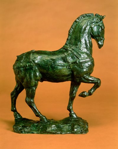 Hest uten sal; Cheval sans Selle, ca. 1915 av Emile Antoine Bourdelle