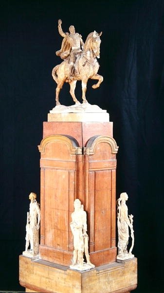 Maquette for monumentet til general Carlos Maria de Alvear (1788-1852) (tre og gips) av Emile Antoine Bourdelle