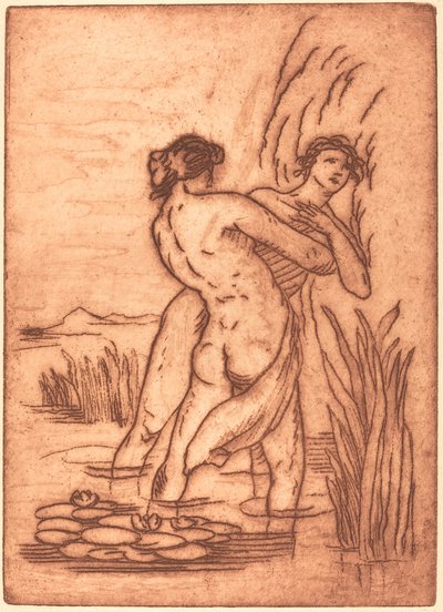 Par som står i vann av Emile Bernard