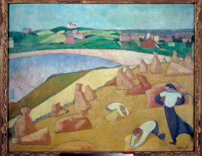 Høst ved havet, Saint Briac sur mer i 1891. Maleri av Emile Bernard (1868-1941) av Emile Bernard