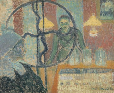 Inne i en butikk i Pont-Aven av Emile Bernard