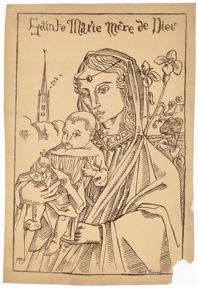 Maria, Guds mor av Emile Bernard