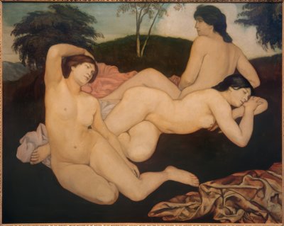 Etter badet (nymfene) av Emile Bernard