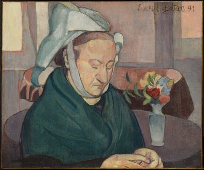 Portrett av Madame Lemasson av Emile Bernard