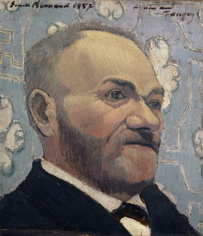 Portrett av far Tanguy, 1887 av Emile Bernard