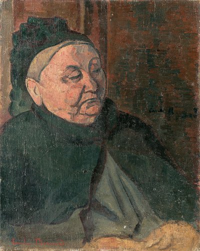 Portrett av kunstnerens bestemor, 1887 av Emile Bernard
