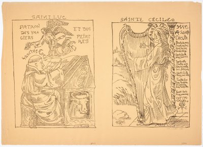 Sankt Lukas av Emile Bernard