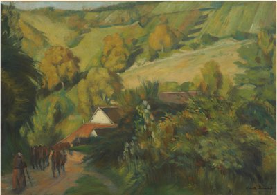 Nedstigningen til Molosmes, 1907 av Emile Bernard