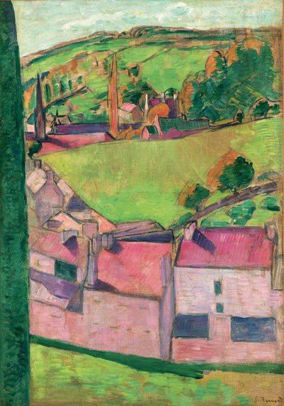 Utsikt over Pont-Aven av Emile Bernard