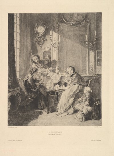 Frokost, 1897. av Emile Boilvin