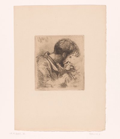 Portrett One Paul Adolphe Rajon av Emile Boilvin