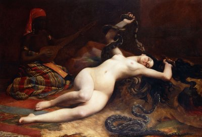 A Charmer (olje på lerret) av Emile Cambiaggio