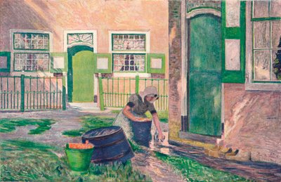 Farm en Zud-Beveland, c1899 av Emile Claus