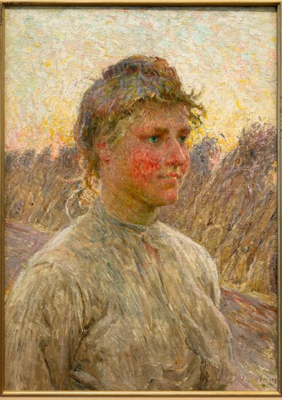 Unge bondekone av Emile Claus