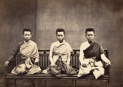 Koner til prins Phra-Kéo-Pha, 1866. av Emile Gsell