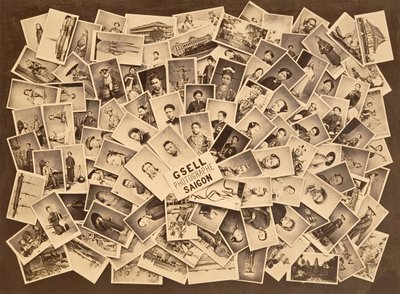 [Fotografisk annonse], 1860-tallet. av Emile Gsell