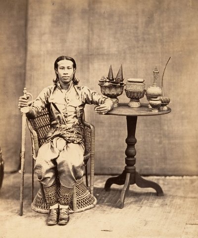 Phra-Kéo-Pha, bror til kongen, 1866. av Emile Gsell