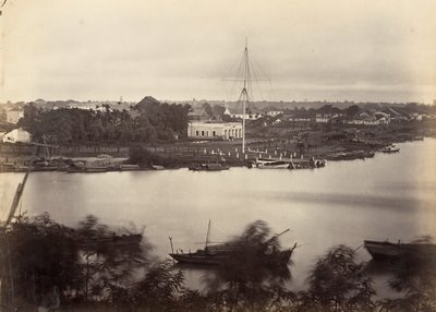 Utsikt over Saigon-ark nr. 1, 1866. av Emile Gsell