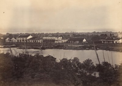 Utsikt over Saigon-ark nr. 2, 1866. av Emile Gsell