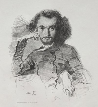 Charles Pierre Baudelaire av Emile Isidore Deroy