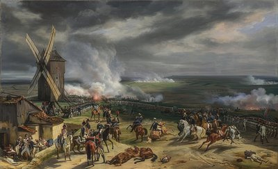 Slaget ved Valmy. 1826 av Emile Jean Horace Vernet