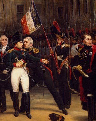 Napoleons farvel til keisergarden, 20. april av Emile Jean Horace Vernet