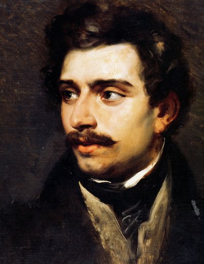 Portrett av Federico Ricci (Napoli av Emile Jean Horace Vernet