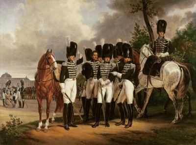 Portrett av General Marquis de Talhout-Roy, 1818-19 av Emile Jean Horace Vernet
