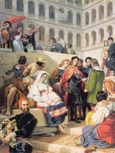 Raphael i Vatikanet, 1832 av Emile Jean Horace Vernet