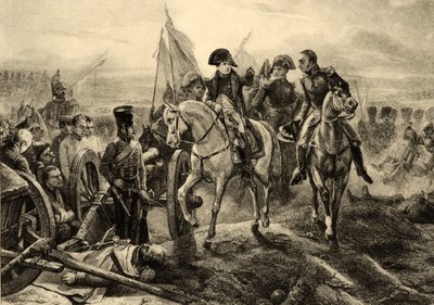 Slaget ved Friedland, 14. juni 1807 (litho) av Emile Jean Horace Vernet