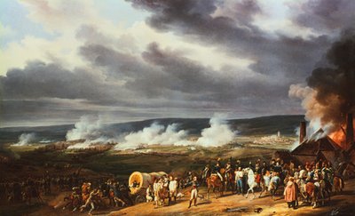 Slaget ved Jemappes, 1792, 1821. av Emile Jean Horace Vernet