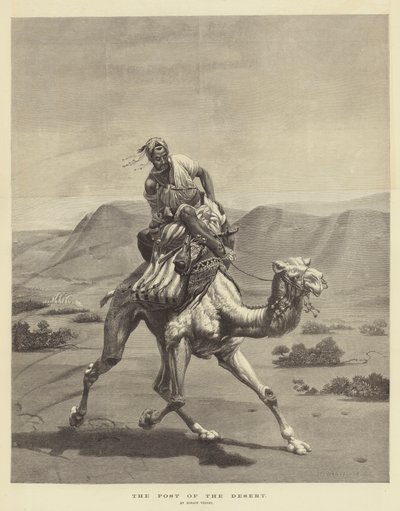 Ørkenens post av Emile Jean Horace Vernet
