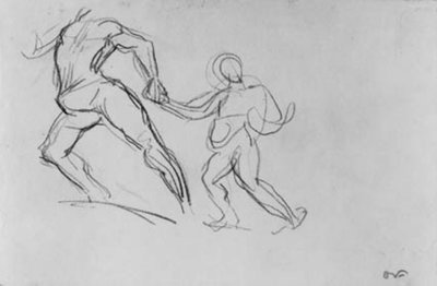 To figurer i bevegelse. av Emile Othon Friesz
