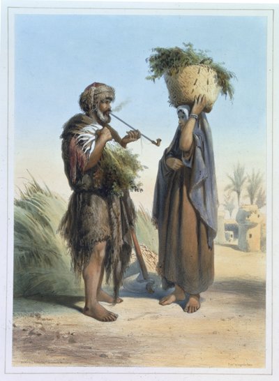 Fellah Man and Woman, illustrasjon fra 