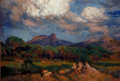 Les Dryades av Marie Auguste Emile Rene Menard