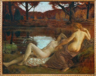 Les Dryades av Marie Auguste Emile Rene Menard