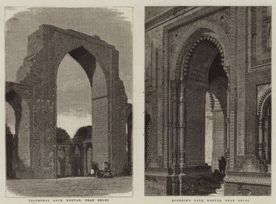 Utsikt i India av Emile Theodore Therond