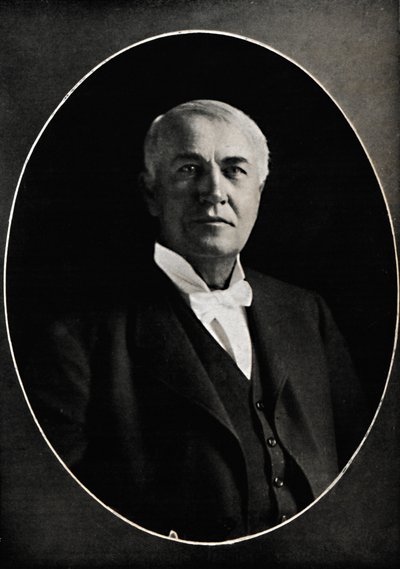 Thomas Edison, the Wizard of the West, ca 1880-tallet, 1914. av Emilie Bieber