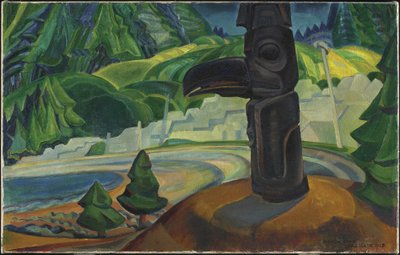 Skidegate, Graham Island, Britisk Columbia av Emily Carr