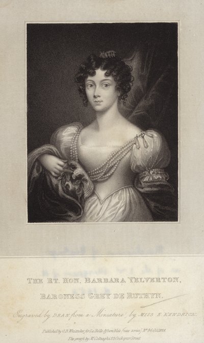 Høyre ærede Barbara Yelverton av Emma Eleanor Kendrick