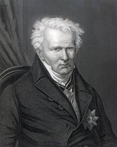 Alexander von Humboldt, gravert av C. Cook av Emma Gaggiotti Richards