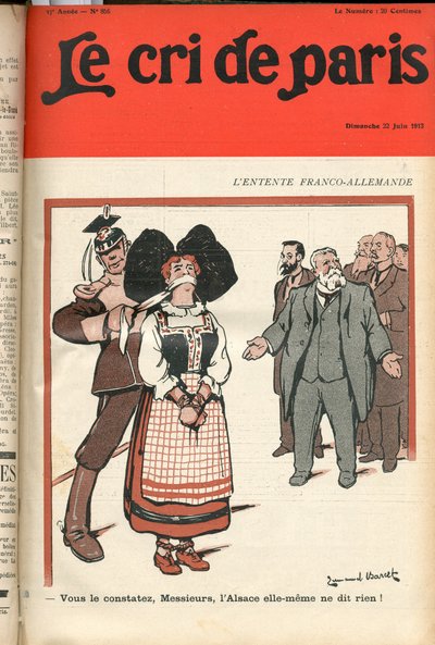 Cover av "" Le Cri de Paris "", Satirical in Colors av Emmanuel Barcet