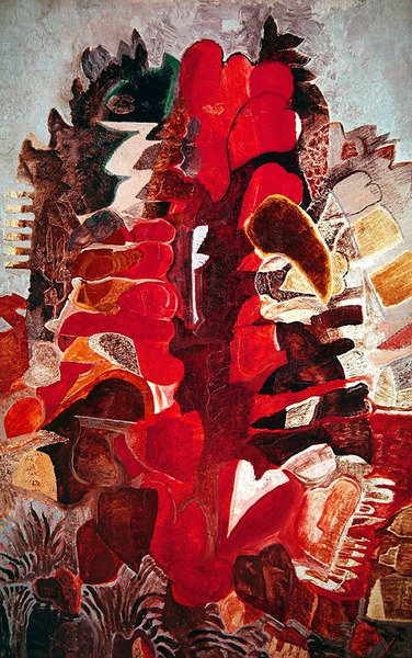 Blomster og skjell, ca. 1920-tallet av Emmanuel Gondouin