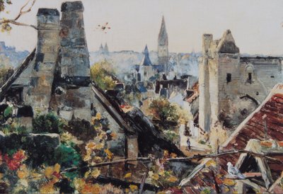 Beaulieu-lès-Loches oktober 1880-89 (olje på lerret) av Emmanuel Lansyer