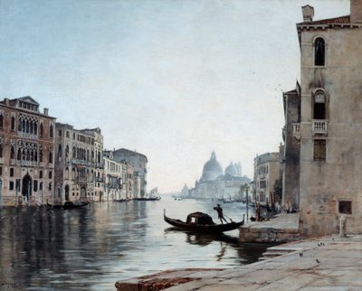 Gondol på Canal Grande, 1892. av Emmanuel Lansyer