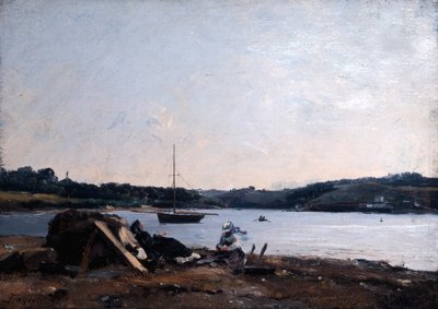 Elvens munning, 1868. av Emmanuel Lansyer
