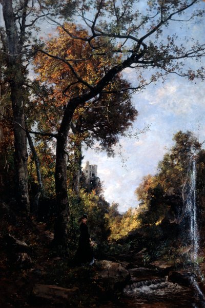 Høstvandringen, 1869. av Emmanuel Lansyer